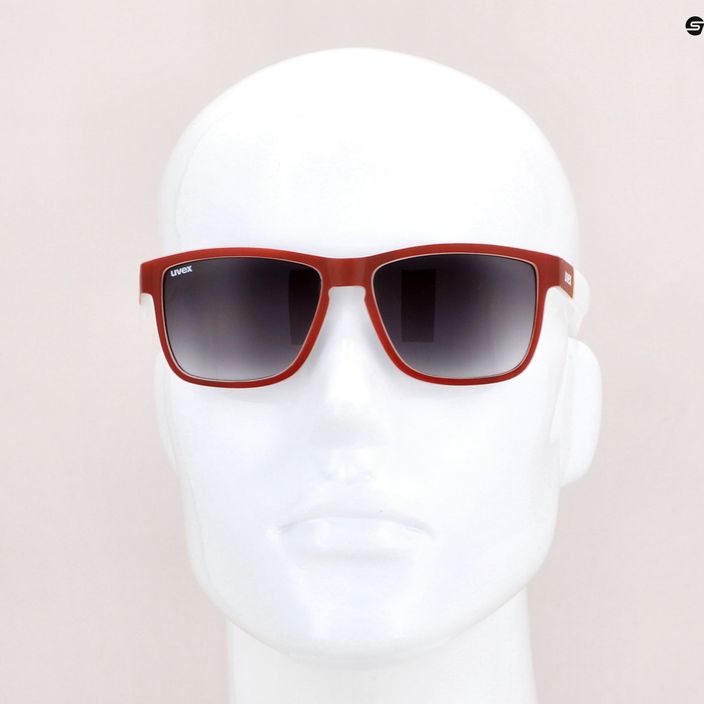 UVEX sunglasses Lgl 39 red mat white/litemirror silver degrade S5320123816 7