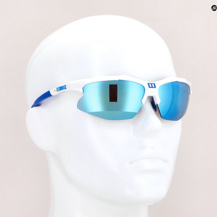 Bliz Hybrid white/smoke blue multi 52806-03 cycling glasses 6