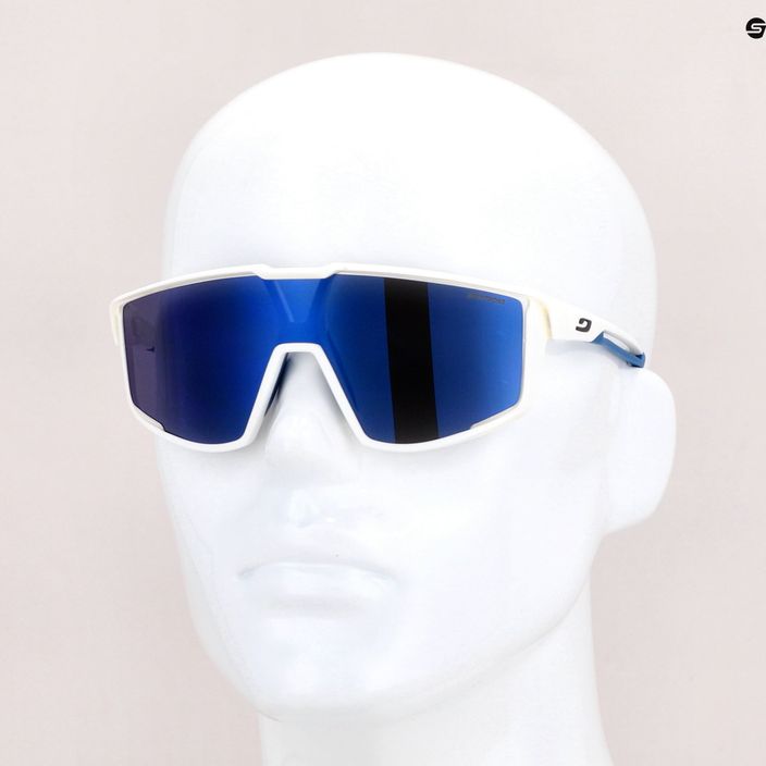 Julbo Fury Spectron 3Cf matt white/blue cycling glasses J5311111 6