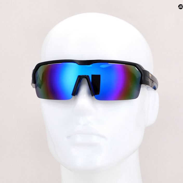 Ocean Sunglasses Race shiny black/revo blue 3801.1X cycling glasses 6