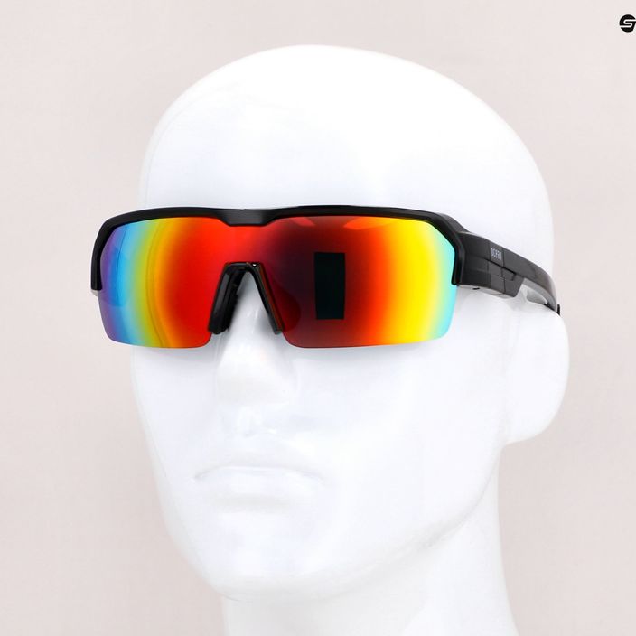 Ocean Sunglasses Race shiny black/revo red 3803.1X cycling glasses 7