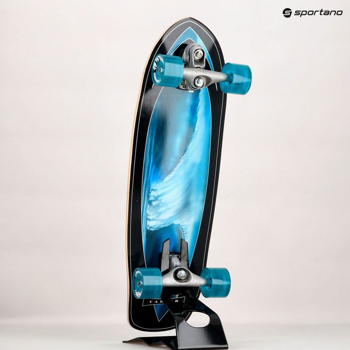 Carver C7 Raw 32" Super Surfer 2020 Complete surfskate skateboard black and blue 11