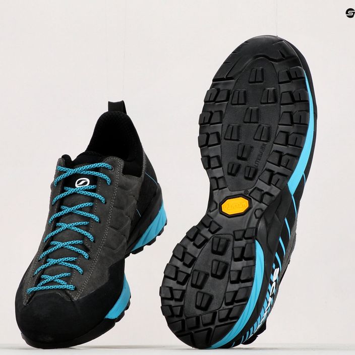 Men's trekking boots SCARPA Mescalito GTX black-blue 72103-200/1 18