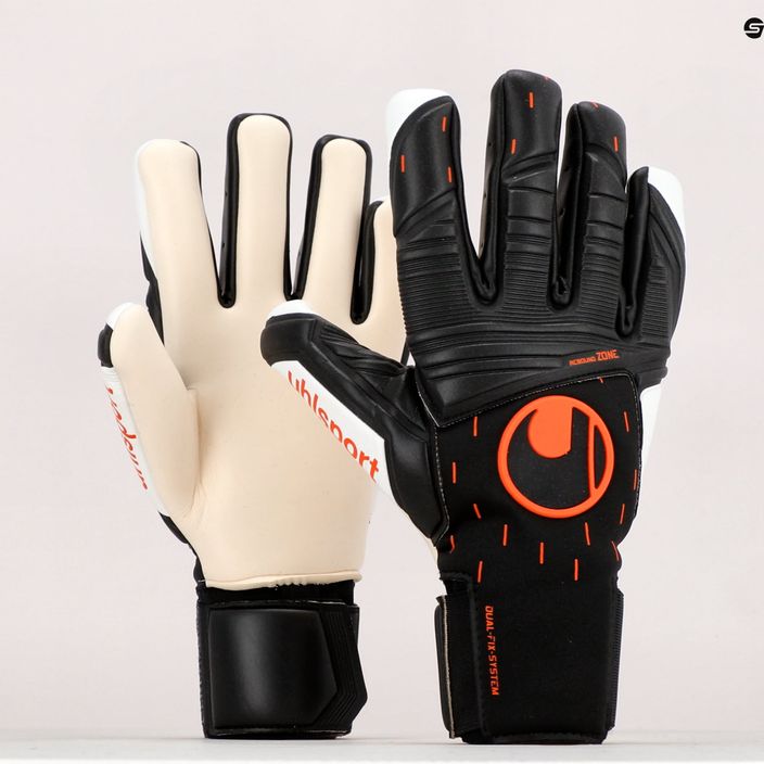 Uhlsport Speed Contact Absolutgrip Hn goalkeeper gloves black and white 101126401 9