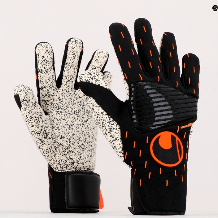 Uhlsport Speed Contact Supergrip+ Reflex goalkeeper gloves black and white 101125901 9