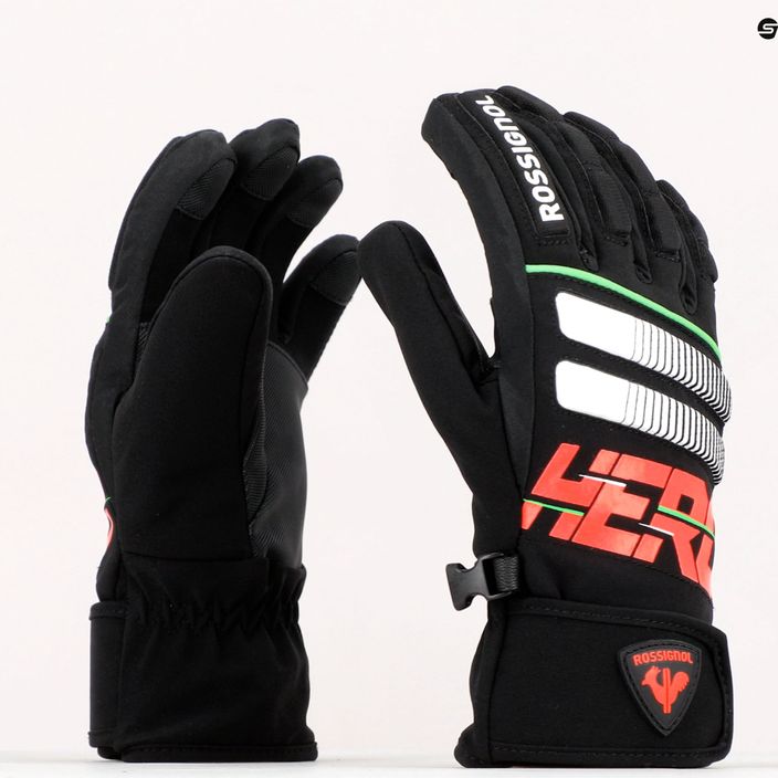 Children's ski gloves Rossignol Hero Impr G black 10
