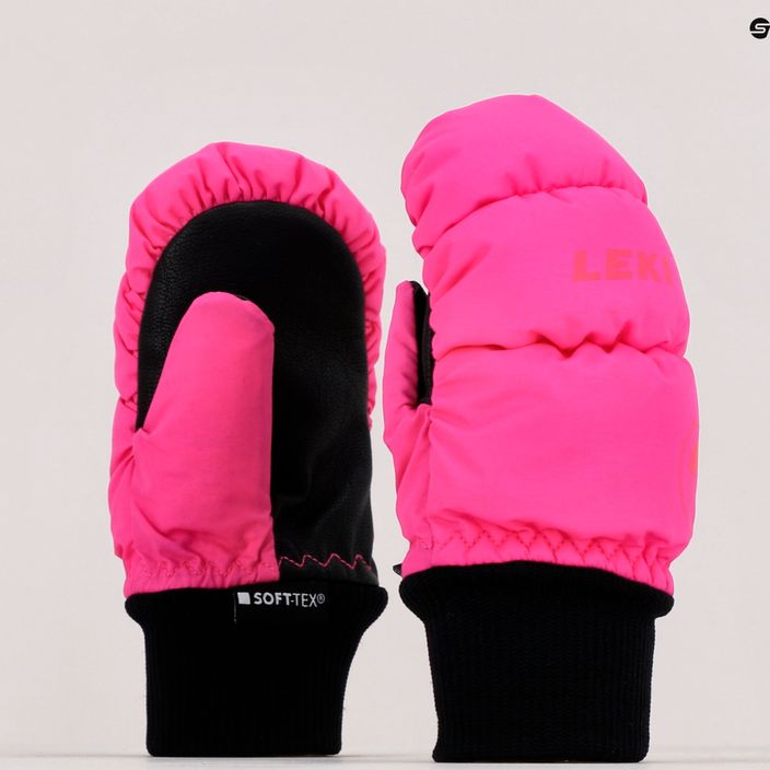LEKI Children's Ski Gloves Little Eskimo Mitt Short pink 650802403030 9