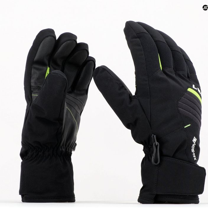 LEKI Spox GTX ski glove black-green 650808303080 10