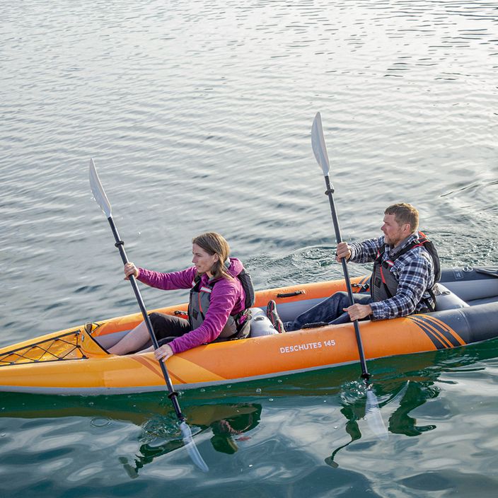 Aquaglide Deschutes 145 orange 2-person inflatable kayak 584120127 4