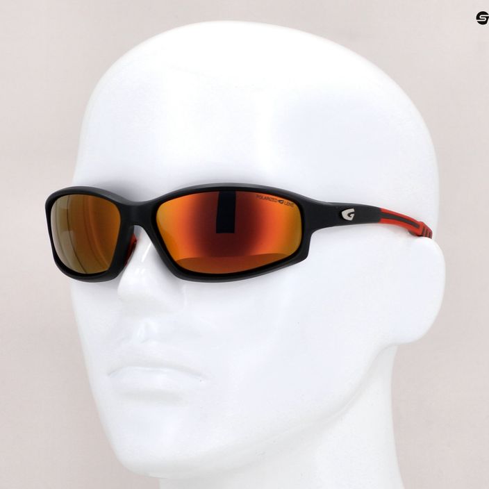 GOG Calypso matt black/red/red mirror sunglasses E228-2P 7