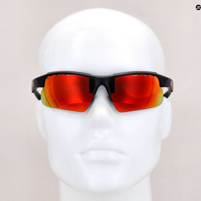GOG cycling glasses Faun matt black/polychromatic red E579-2 9