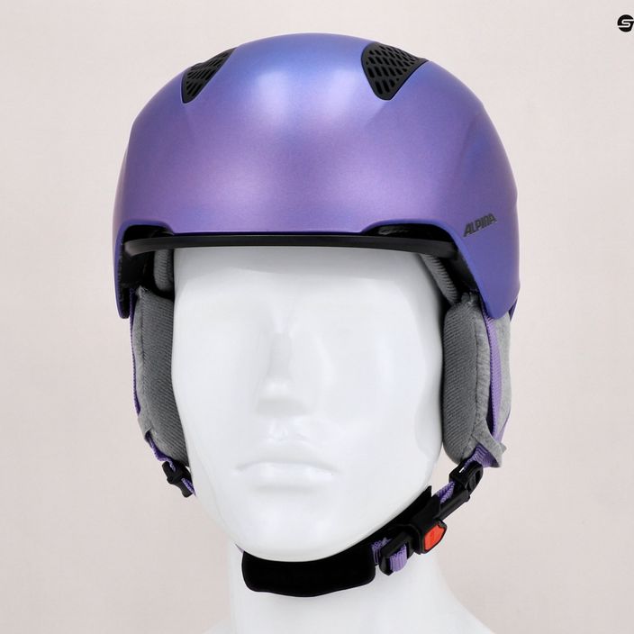 Children's ski helmets Alpina Grand Jr flip-flop purple 9