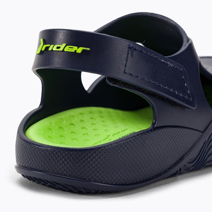RIDER Comfy Baby blue/green sandals 8
