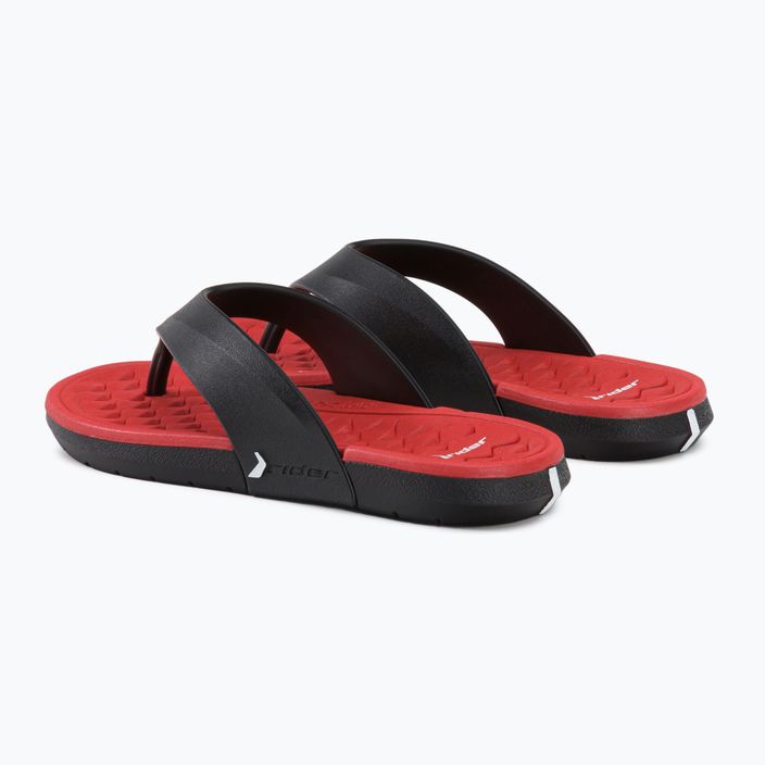 Rider Infinity II Th red/black children's flip flops 82742-23542 3