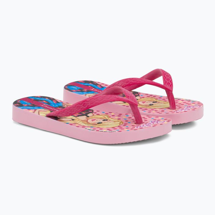 Ipanema Barbie pink children's flip flops 82927-20819 4