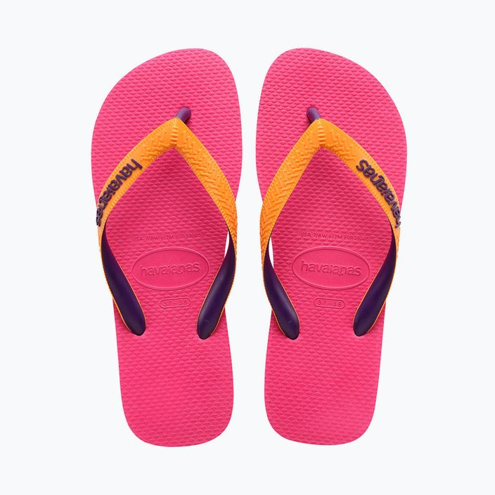 Women's Havaianas Top Mix flip flops pink H4115549 10