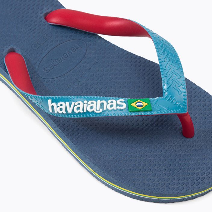 Havaianas Brasil Mix navy blue flip flops H4123206 7