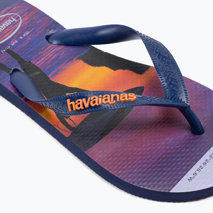 Men's Havaianas Hype navy blue flip flops H4127920 7