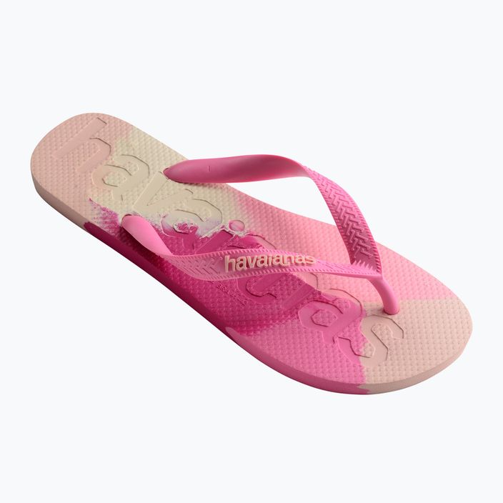 Havaianas Top Logomania Colors II crystal rose flip flops 8