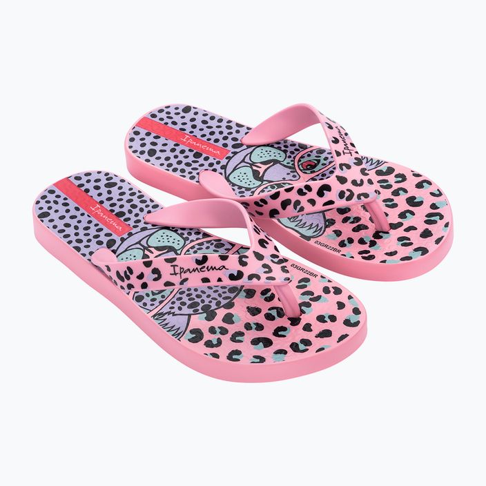 Ipanema Safari Fun Kids flip flops pink and purple 26851-AF799 9