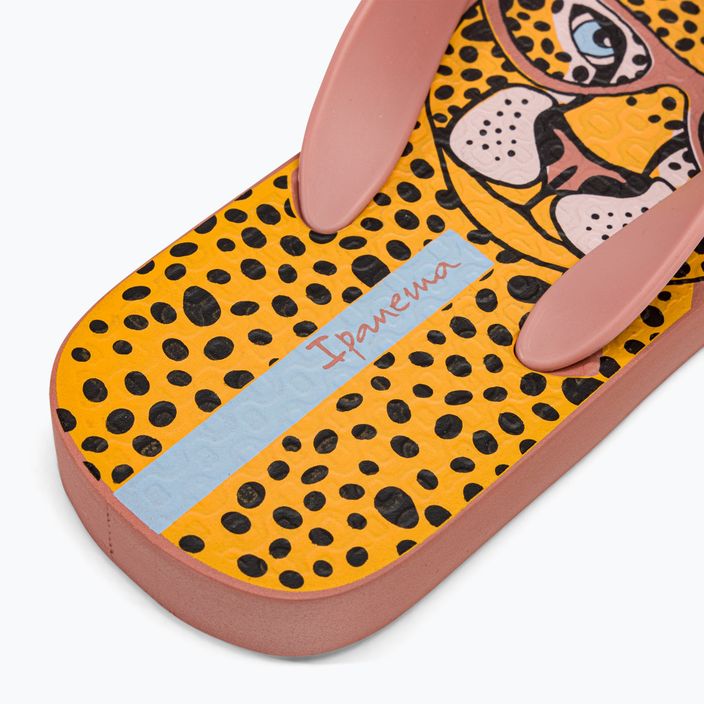 Ipanema Safari Fun Kids flip flops pink and yellow 26851-AF801 8