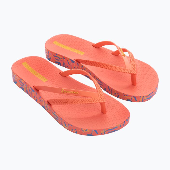 Women's Ipanema Bossa Soft V orange flip flops 82840-AG718 9