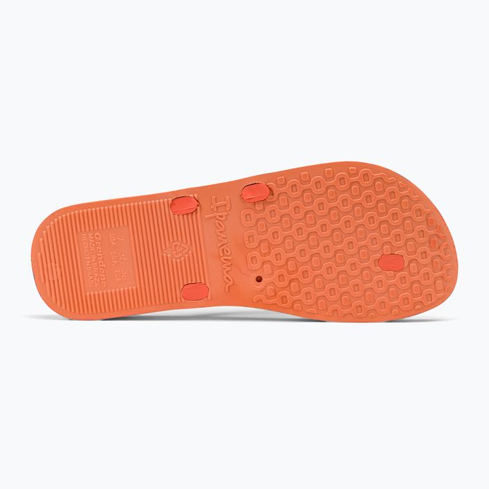 Women's Ipanema Bossa Soft V orange flip flops 82840-AG718 5