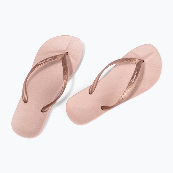 Ipanema women's flip flops Anat Tan pink/metallic pink 2