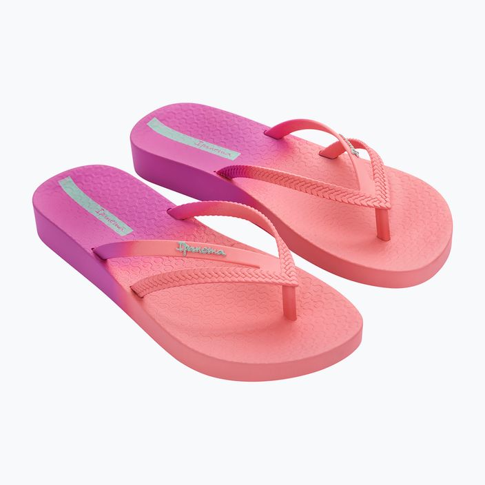 Women's Ipanema Bossa Soft C pink flip flops 83385-AJ190 8
