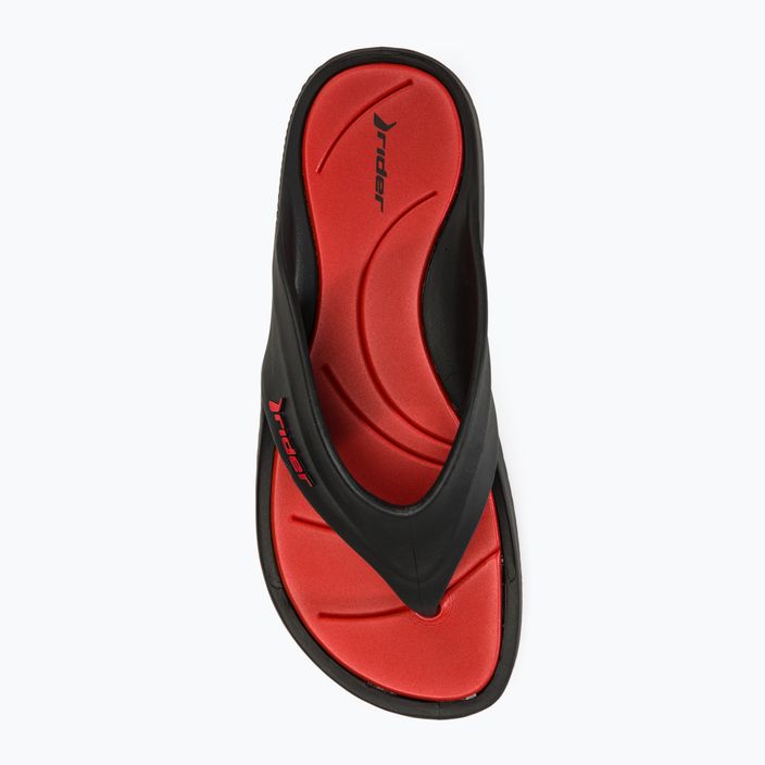 Men's RIDER Cape XVII flip flops black/red 5