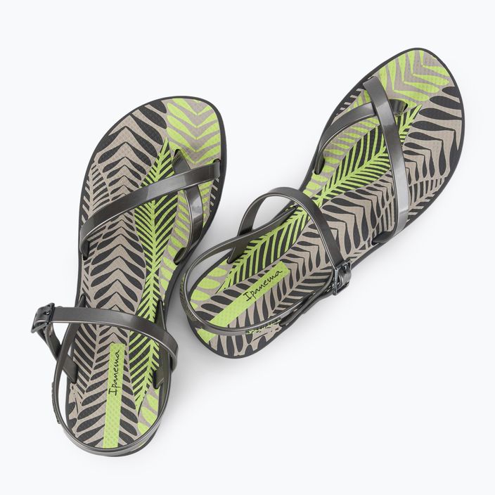 Ipanema Fashion VII women's sandals grey/silver/green 10