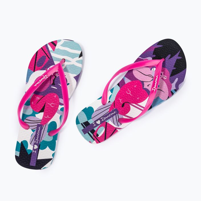 Ipanema Graffiti III women's flip flops white/pink 3