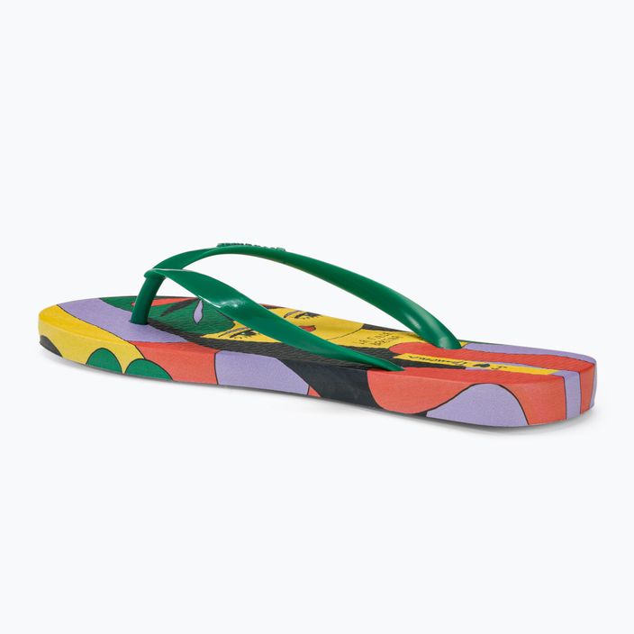 Ipanema Graffiti III women's flip flops lilac/green 3