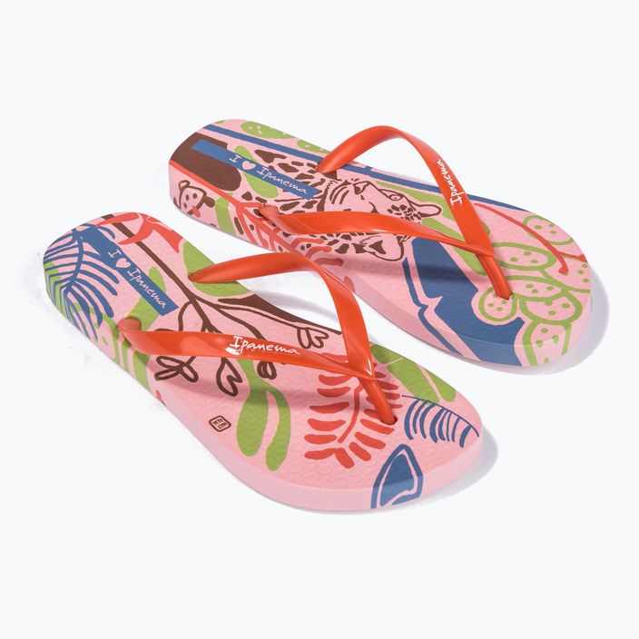 Ipanema women's flip flops Graffiti III pink/red