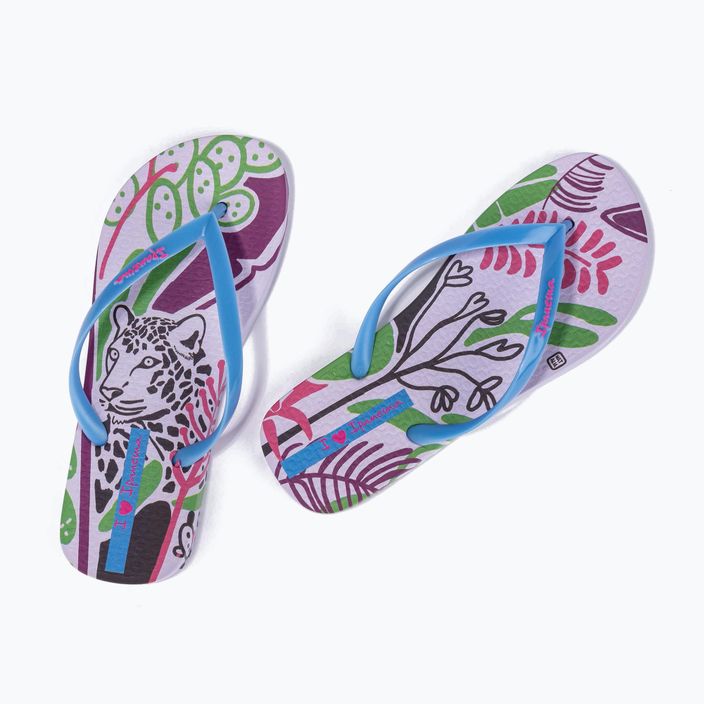 Ipanema Graffiti III women's flip flops lilac/blue 3