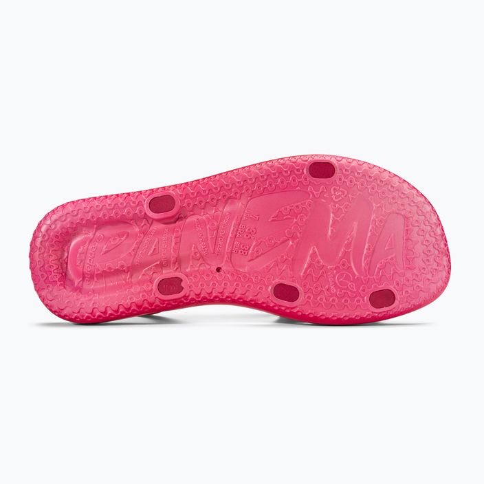 Women's Ipanema Meu Sol Flat sandals dark pink / green 4
