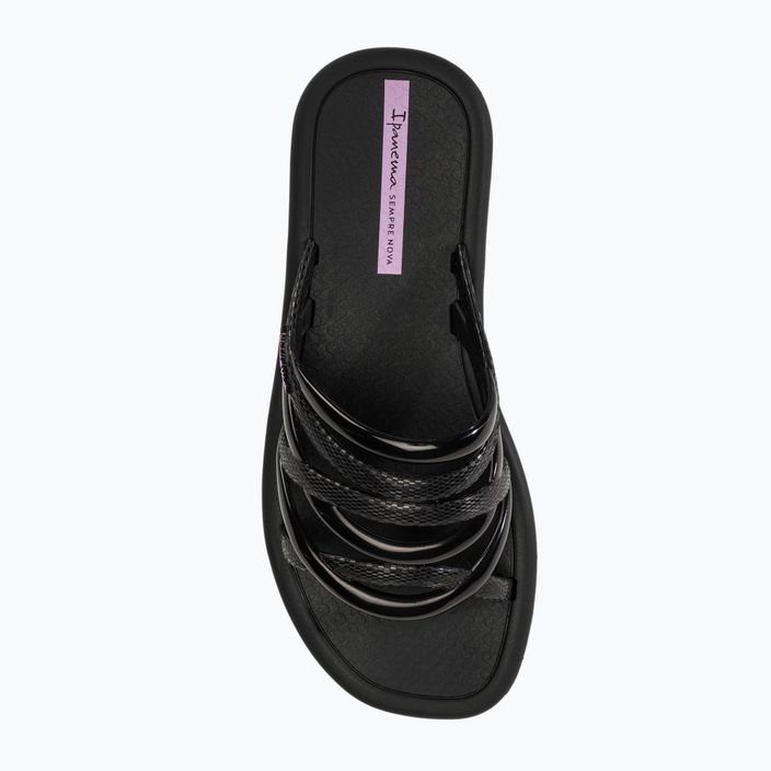 Ipanema Meu Sol black/lilac women's slides 5