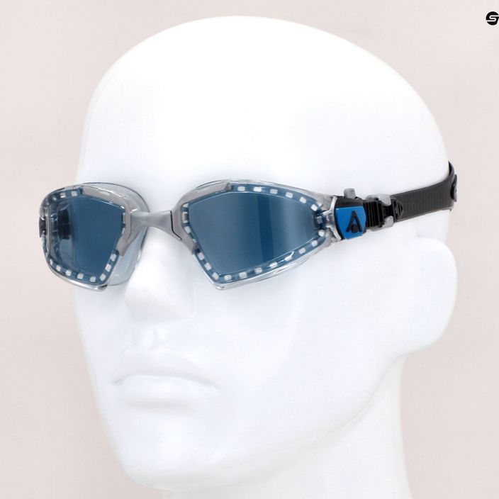 Aquasphere Kayenne Pro transparent/grey/dark swimming goggles EP3040010LD 8