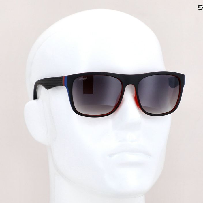 UVEX sunglasses Lgl 26 black red/litemirror smoke degrade 53/0/944/2316 7