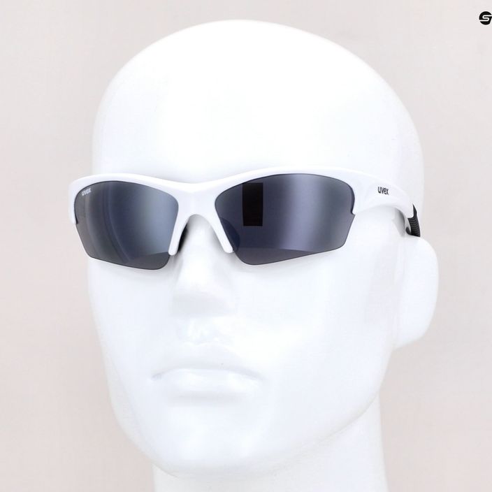 UVEX cycling glasses Sunsation white black/litemirror silver S5306068816 7