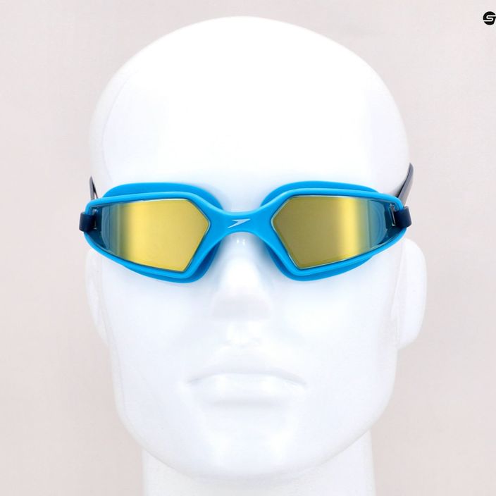 Speedo Hydropulse Mirror Junior navy/blue bay/yellow gold swim goggles 68-12269D656 7
