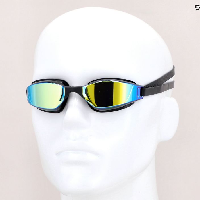 Aquasphere Xceed black/black/mirror yellow swimming goggles EP3030101LMY 8