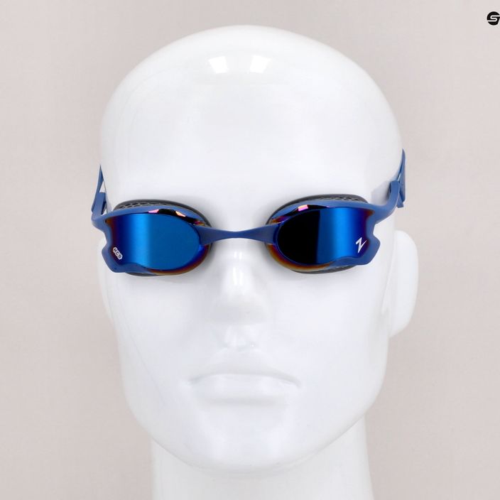 Zoggs HCB Titanium blue/grey/mirror dark blue swimming goggles 461085 7