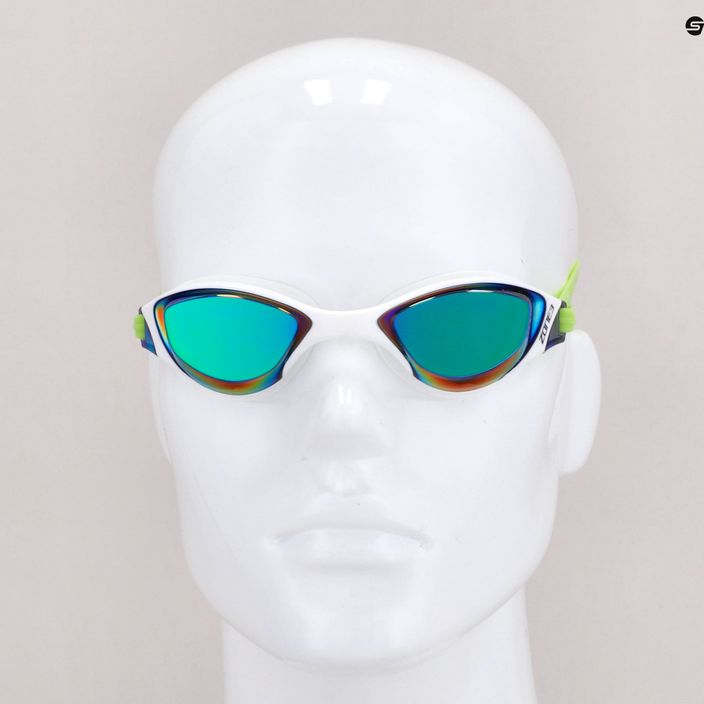 ZONE3 Aspect rainbow mirror/lime/white swimming goggles SA20GOGAS117 7