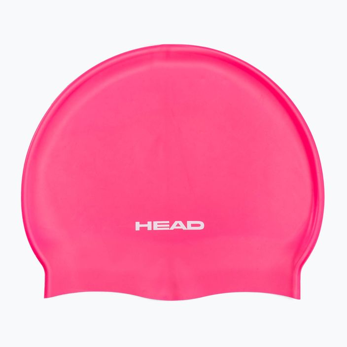 HEAD Silicone Flat FUCS children's swimming cap pink