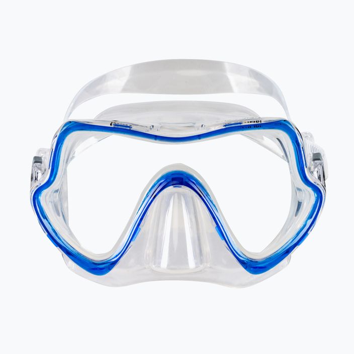 Mares Pure Vision clear blue diving set 411736 3