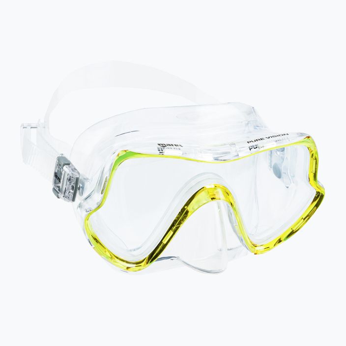 Mares Pure Vision diving set clear yellow 411736 2