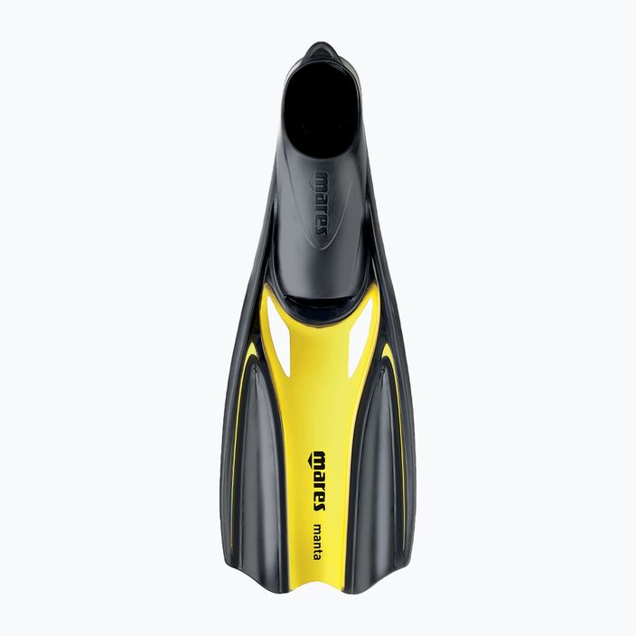 Mares Manta yellow and black snorkelling fins 410333 5