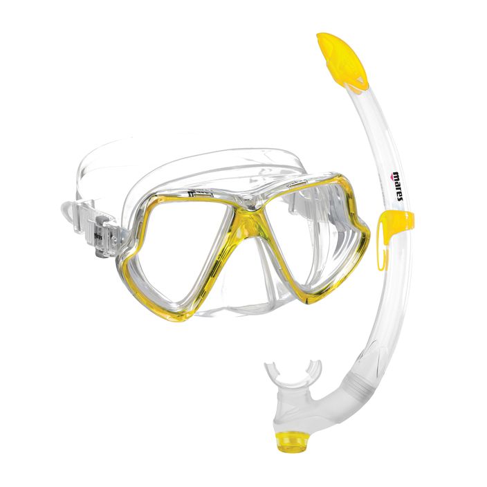 Mares Wahoo diving set clear yellow 411745 2