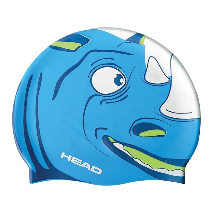 HEAD Meteor BLWH blue and white children's swimming cap 455138 2